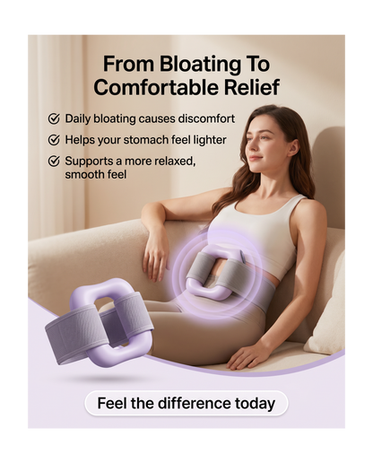 Electric Full-Body Vibration Massager, Hands-Free Cordless Design with Adjustable Strap