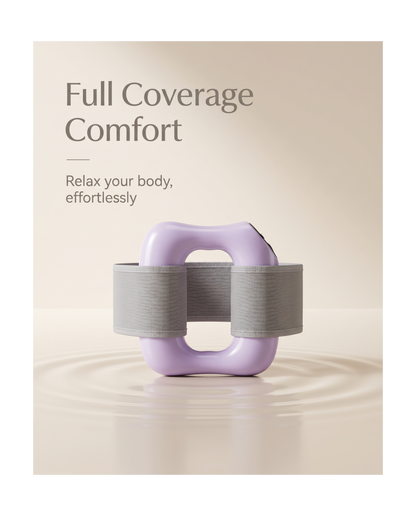Electric Full-Body Vibration Massager, Hands-Free Cordless Design with Adjustable Strap