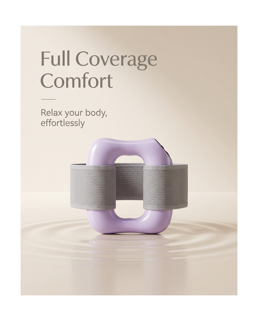Electric Full-Body Vibration Massager, Hands-Free Cordless Design with Adjustable Strap