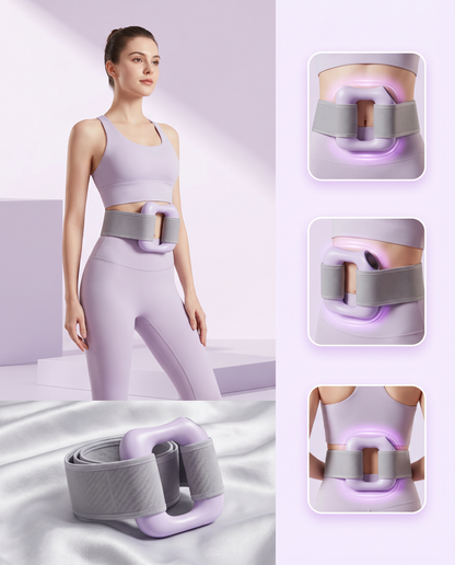 Electric Full-Body Vibration Massager, Hands-Free Cordless Design with Adjustable Strap