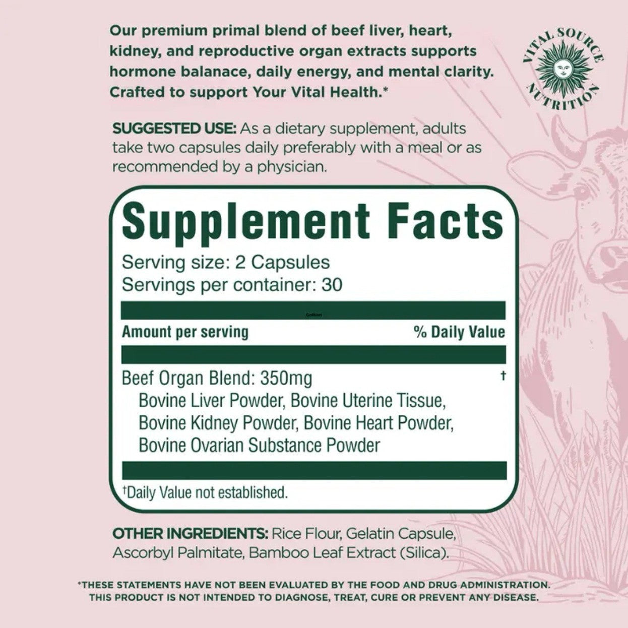 BIFI- Vital Source Nutrition Primal Health Blend Capsules